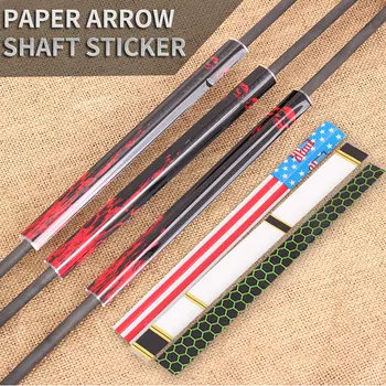 15pcs Setas do Eixo Archer Adesivos DIY termo-retrátil Etiquetas Adesivas Arco E Flecha, tiro com Arco Acessórios Variedade De Opções