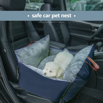 2021 Novo Cão de Estimação Portador de Carro da Almofada do Assento Seguro Transportar Casa de Cachorro Saco de Viagem de Carro Acessórios Impermeável Cão Saco de Assento Cesta canil