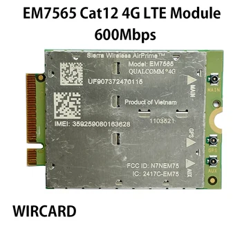 WIRCARD sem Fio EM7565 4G LTE CAT-12 600Mbps NGFF Módulo Cat12 Para o portátil
