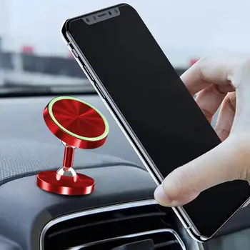 720 Graus de Rotação do Telefone do Carro Montar Titular Luminoso Forte Atração Aperte a Navegação GPS, Suporte Suporte Para o IPhone Huawei