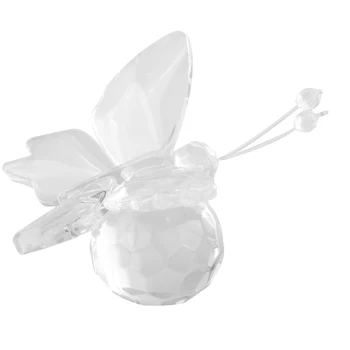 MagiDeal de Cristal Borboleta com a Bola de Cristal de Casamento, chá de Bebê de Presente a Favor