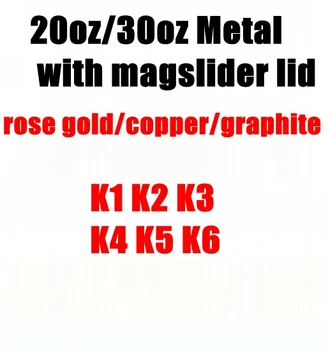 20 oz/30oz copo de Metal com magslider tampa Família acha