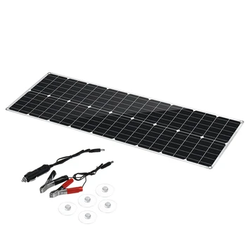 200W Painel Solar 18V Sistema Anti-risco Solar Monocristalino de Célula Solar de Bateria do Banco do Poder Carregar Para Casa, Camping, Carro