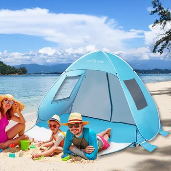 Esportes ao ar livre-Sol Barraca de Camping 2 Janela de Pesca Piquenique Beach Park Acessórios 195X215X140cm Automático Portátil Tenda X764B