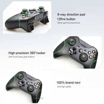 2.4 G sem Fio Controlador de Jogo Para Xbox Um Console Para PC Para o Android joypad smartphone Gamepad, Joystick Para Xbox um controle