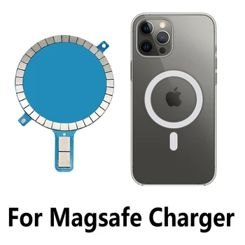 Carregamento sem fio do Ímã para o iPhone 12 Pro 12 Mini 11Pro XS Max XR 8 X Samsung S9 Caso de Telefone Celular Tampa Magnética para Magsafe