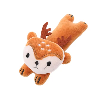 Gato de pelúcia do catnip animais forma de bordado boneco de brinquedo de mastigar som gato acessórios pet gatinho molar brinquedo interativo brinquedo de estimação