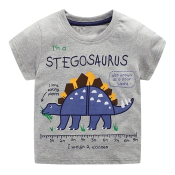 Pouco maven Animal Crocodilo de Crianças t-shirts para Crianças Roupas de Dinossauros de Impressão Meninos Tops, T-Shirts Verão Nova Roupa do Bebê