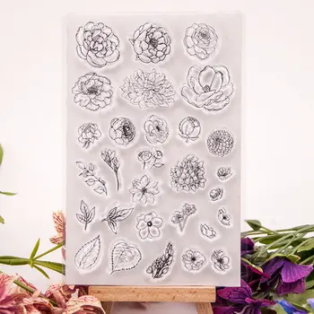Claro Selos Para o Álbum de Fotos de Decoração Transparente de Silicone Selos DIY Cartão de Scrapbooking Artesanal Estêncil Fazer 10.5x15cm