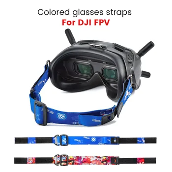 DJI FPV Colorida Ajustável Faixa de Bateria StrapFor DJI FPV Googles V2 / VR Óculos de Cabeça Véu DJI FPV Acessórios