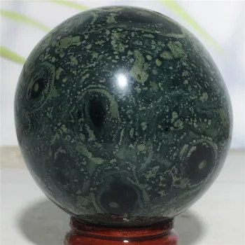 Natural Kambaba Jaspe Quartzo Bola De Chakra Tratamento De Pedras Preciosas, Para Ornamento Da Decoração Decoração De Reiki De Cura Cristais Esfera