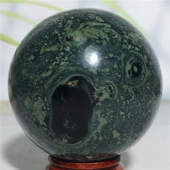 Natural Kambaba Jaspe Quartzo Bola De Chakra Tratamento De Pedras Preciosas, Para Ornamento Da Decoração Decoração De Reiki De Cura Cristais Esfera