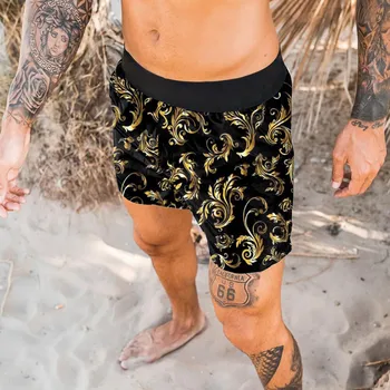 Havaí Impresso Homens de Shorts de 2021 Verão, de Secagem Rápida e Respirável Shorts Jogger Elástico Waistv Masculino de Praia, Shorts Ocasionais