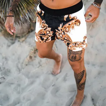 Havaí Impresso Homens de Shorts de 2021 Verão, de Secagem Rápida e Respirável Shorts Jogger Elástico Waistv Masculino de Praia, Shorts Ocasionais