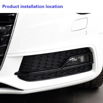 8T0807681K 8T0807682K para Audi A5 S5 2012-2018 Grade de luz de Nevoeiro Sombra Debaixo do pára-choques Frontal da Lâmpada do Automóvel Lâmpada da Névoa Quadro