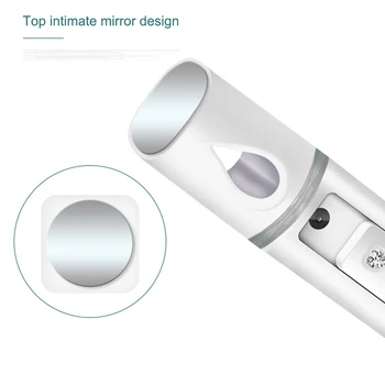 Beleza Pulverizador Facial Máquina de Vapor Ultra Hidratante de Massagem Com Espelho MH88