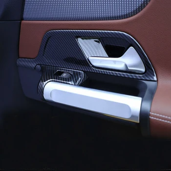 4Pcs de Carro Interior Lidar com maçaneta da Porta Interior Tigela para a Mercedes-Benz GLB-Classe X247 2019-2020