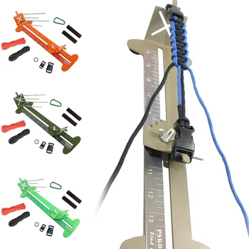 Pulseira Paracord Maker Gabarito Kit Trança Tecelagem Cordão de Tricô DIY de Artesanato