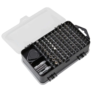 120 em 1 de Precisão de chaves de fenda Conjunto de Mini Kit de chave de Fenda Conjunto de Electronices DIY Ferramentas de Reparo Kit para o Telefone Portátil Relógio