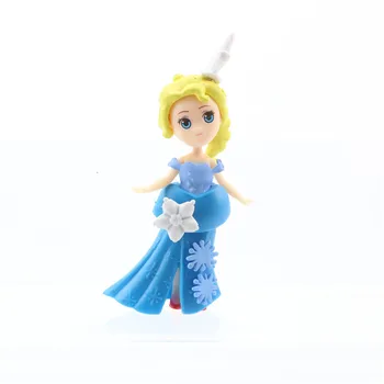 5pcs/set Disney Congelados 2 Princesa de Figuras de Ação Hans Kristoff Olaf Anna Elsa Bonecos de Toy Modelo Dom Crianças