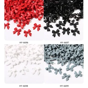 FlorVida 10pcs Kit de Nail Art Borboleta Resina de Decoração em 3D Arco-Nó 8 Cores de Design Para o Salão de beleza JP Moda Roseta Conjunto