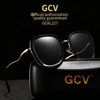 GCV Marca 2021 Novo Projeto Mulheres do sexo Feminino Óculos de sol da Moda Moldura Quadrada Tons De Óculos Lindo Lindo Polarizada Delicado