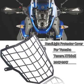 Para a Yamaha XT660Z XT 660Z 660 Z XT660 Z Tenere Farol Tampa do protetor do Protetor de Cabeça de Lâmpada de Luz de Proteção da Motocicleta Acessório