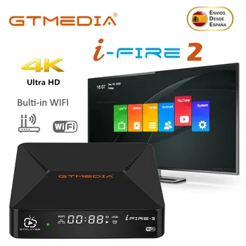 2021 NOVO GTMEDIA Ifire 2 M3U Caixa da TEVÊ de HD 1080p H. 265 HDR 2,4 G Wifi Ethernet MPEG 4 Xtream Media Player Set-Top Box de Ações Em Espanha