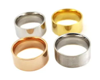 Europeu e Americano, de aço inoxidável, anéis casal de homens de titânio de aço, anéis de moda anel de mão de jóias