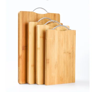 Grosso Fortes madeira de Bambu placa de corte de Corte de almofada bebê alimentos classificação de pão, legumes, Frutas Corte de material de Cozinha