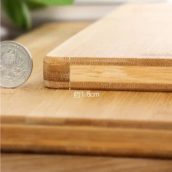 Grosso Fortes madeira de Bambu placa de corte de Corte de almofada bebê alimentos classificação de pão, legumes, Frutas Corte de material de Cozinha