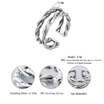 Duas Linha de Anel Simples Acessórios de Jóias Artesanais moda Vintage Anéis de Mulheres Anéis Antigos Bague