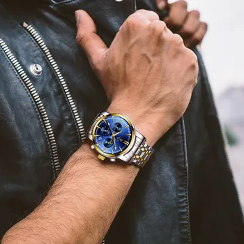 DITA as melhores marcas de Moda de Luxo relógios Para Homens 3ATM Waterproof Data de Relógio Mens Quartzo relógio de Pulso Relógios do Esporte Relógio Masculino