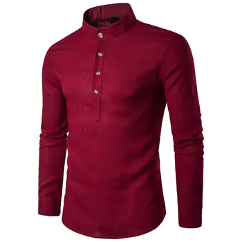ZOGAA 2021 Novo Quente de Outono Camisa de homem Magro de Tamanho Grande de Homens de Negócios Casual Camisa de mangas compridas Roupas masculinas Moda masculina Camisa