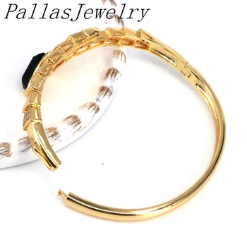 3Pcs NOVO!!! moda de luxo cz micro pave esmalte bracelete,a moda animal bracelete da jóia