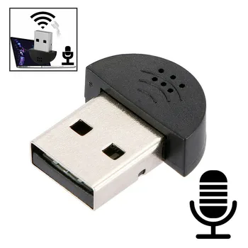 Portátil, Mini-USB 2.0 Microfone, Áudio, Driver de Adaptador de Livre Microfone para Laptop/Notebook/PC