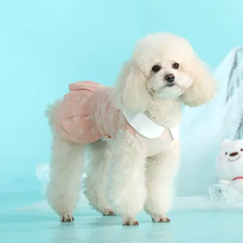 HOOPET Vestido de Verão para Animais de estimação do Cão Roupas Chihuahua Vestido de Casamento Saia Cachorro Roupas Vestidos de Primavera para Cães