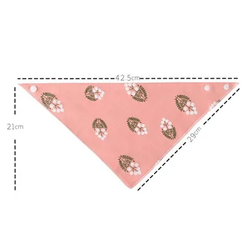 Bonito dos desenhos animados Impresso Cão cachecol Lenço de Algodão Lavável animal de Estimação Triangular Laço Gato Cão Acessórios, Produtos de Beleza, Acessórios