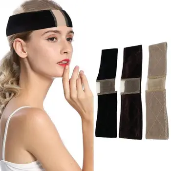 As mulheres Não-Deslizamento Estilo do Cabelo de Veludo Laço Peruca Aperto de Banda Ajustável Bandan Hairband C90E 2020