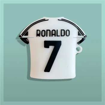 Para AirPods 1 2 Caso Ronaldo Desporto 7 Famoso Jogador de Futebol Silicone Macio Fone de ouvido Capa Para Apple Airpods pro Caso Funda