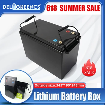 Bateria de lítio Caixa de 12V 180AH ABS AGO de Chumbo-Ácido de Bateria de Substituição de Bateria de Plástico de Caso Para 200AH 240AH 280AH Bateria LiFePO4