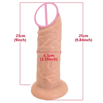LUUK Pênis Enorme Vibrador Não Testic G-Spot Masturbação Plug anal Adultos Brinquedos ventosa Realista Dildos Brinquedos Sexuais Para Casais