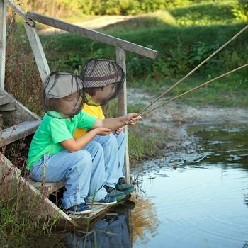 Portátil Anti-mosquito Chapéu de Família de Verão Suprimentos Anti-Picada de inseto Camping Chapéu de Pesca Capa caminhada na Selva Tampa de Ferramentas Exteriores