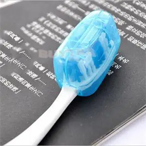 5pcs de Viagem Cabeça da Escova em Caso de Cobertura de Tampas de Protecção da Saúde Germproof Escovas de dentes, Protetor
