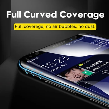 9D Vidro Moderado Curvado Película Para Samsung Galaxy Note 8 9 S9 S8 Mais S7 Borda Protetor de Tela Para Samsung S10 5G S10 Plus S10E