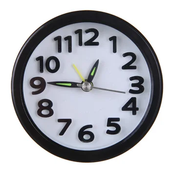 Relógios Pequeno Relógio De Mesa Número De Repetição Relógio Despertador, Relógio De Mesa Branco Preto Decoração De Casa Relógios