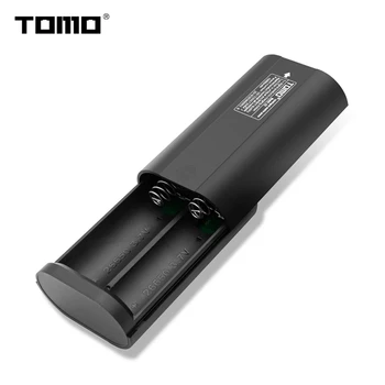 TOMO A2 Banco de Potência 2 x 26650 Bateria de Lítio Display LCD Sn Micro-USB, Entrada, Saída Dupla de DIY Inteligente de Bateria Portátil de Caixa para o M