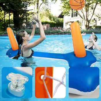 Água Brinquedo Inflável Piscina Basquetebol Voleibol Handebol PVC Plástico de Malha de Nylon de Água Jogo de Bola: um Modelo para o Adulto Chi