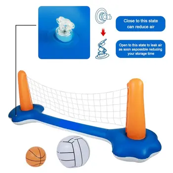 Água Brinquedo Inflável Piscina Basquetebol Voleibol Handebol PVC Plástico de Malha de Nylon de Água Jogo de Bola: um Modelo para o Adulto Chi