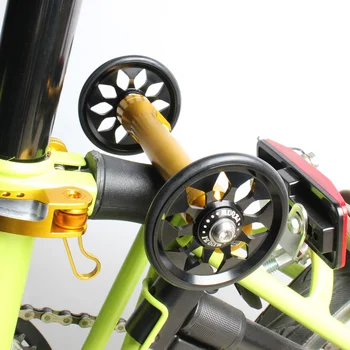 1 Conjunto de CNC Fácil Roda de Bicicleta Dobrável de Alumínio, Roda de Liga Compatível com Brompton